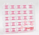 JANOME 200277062 CARRE. x 25 CHERRY