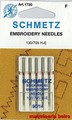 SCHMETZ AGUJA PARA BORDAR (EMBRODERY)